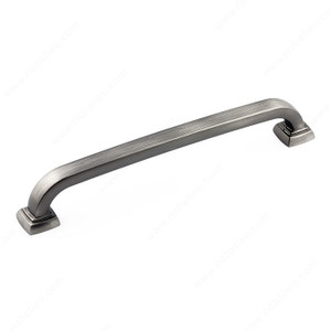 Transitional Metal Pull - 815, Center to Center 160 mm, Finish Antique Nickel, Length - Overall Dimensions 179 mm