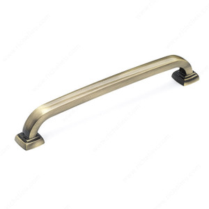 Transitional Metal Pull - 815, Center to Center 160 mm, Finish Antique English, Length - Overall Dimensions 179 mm