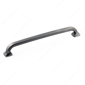 Transitional Metal Pull - 815, Center to Center 192 mm, Finish Antique Nickel, Length - Overall Dimensions 211 mm Transitional Metal Pull - 815, Center to Center 192 mm, Finish Antique Nickel, Length - Overall Dimensions 211 mm