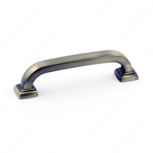 Transitional Metal Pull - 815, Center to Center 96 mm, Finish Antique English, Length - Overall Dimensions 115 mm PRO-PACK 2 Transitional Metal Pull - 815, Center to Center 96 mm, Finish Antique English, Length - Overall Dimensions 115 mm PRO-PACK 2
