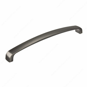Contemporary Metal Pull - 820, Center to Center 192 mm, Finish Antique Nickel, Projection - Overall Dimensions 28 mm Contemporary Metal Pull - 820, Center to Center 192 mm, Finish Antique Nickel, Projection - Overall Dimensions 28 mm