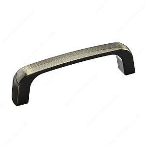 Contemporary Metal Pull - 820, Center to Center 76 mm, Finish Antique English, Projection - Overall Dimensions 24 mm PRO-PACK 3 Contemporary Metal Pull - 820, Center to Center 76 mm, Finish Antique English, Projection - Overall Dimensions 24 mm PRO-PACK 3