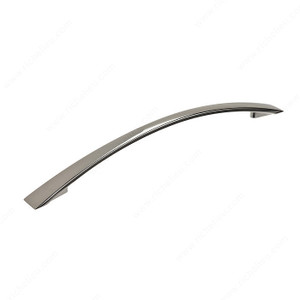 Contemporary Metal Pull - 821, Center to Center 192 mm, Finish Polished Nickel, Projection - Overall Dimensions 25 mm Contemporary Metal Pull - 821, Center to Center 192 mm, Finish Polished Nickel, Projection - Overall Dimensions 25 mm