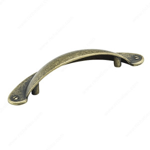 Traditional Metal Pull - 8233, Finish Burnished Brass, Screw/Nail 8/32 (Included) PRO-PACK 2 Traditional Metal Pull - 8233, Finish Burnished Brass, Screw/Nail 8/32 (Included) PRO-PACK 2