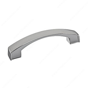 Transitional Metal Pull - 8252, Center to Center 320 mm, Finish Chrome, Length - Overall Dimensions 329 mm