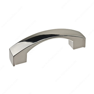 Transitional Metal Pull - 8252, Center to Center 3 in, Finish Polished Nickel, Length - Overall Dimensions 107 mm PRO-PACK 2