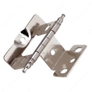 Classic Metal Hinge - 3175, Finish Brushed Nickel, Finish Number 195, Screw/Nail Wood Screw (Included) Classic Metal Hinge - 3175, Finish Brushed Nickel, Finish Number 195, Screw/Nail Wood Screw (Included)