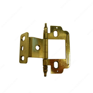 Classic Metal Wraparound Hinge - 8318, Finish Brass, Finish Number 130 Classic Metal Wraparound Hinge - 8318, Finish Brass, Finish Number 130