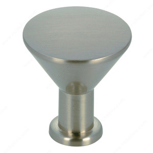 Contemporary Metal Knob - 842, Finish Brushed Nickel PRO-PACK 2 Contemporary Metal Knob - 842, Finish Brushed Nickel PRO-PACK 2