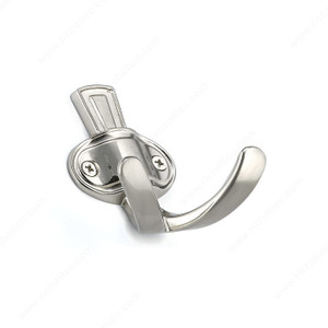 Classic Metal Hook - 8473, Finish Brushed Nickel Classic Metal Hook - 8473, Finish Brushed Nickel