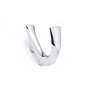 Contemporary Metal Hook - 849, Finish Chrome PRO-PACK 2 Contemporary Metal Hook - 849, Finish Chrome PRO-PACK 2