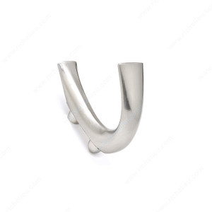 Contemporary Metal Hook - 849, Finish Brushed Nickel PRO-PACK 2 Contemporary Metal Hook - 849, Finish Brushed Nickel PRO-PACK 2