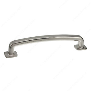 Transitional Metal Pull - 863, Center to Center 128 mm, Finish Brushed Nickel, Length - Overall Dimensions 150 mm PRO-PACK 2