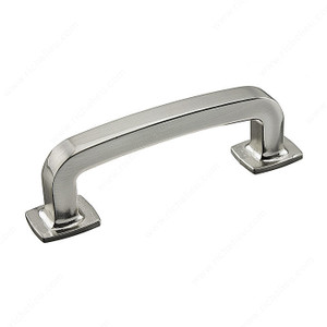 Transitional Metal Pull - 863, Center to Center 3 in, Finish Brushed Nickel, Length - Overall Dimensions 97 mm PRO-PACK 2