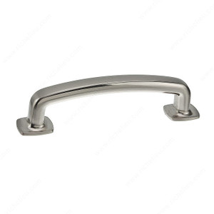 Transitional Metal Pull - 863, Center to Center 96 mm, Finish Brushed Nickel, Length - Overall Dimensions 118 mm PRO-PACK 2 Transitional Metal Pull - 863, Center to Center 96 mm, Finish Brushed Nickel, Length - Overall Dimensions 118 mm PRO-PACK 2
