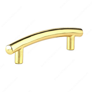 Traditional Metal Pull - 867R, Finish Brass PRO-PACK 3 Traditional Metal Pull - 867R, Finish Brass PRO-PACK 3