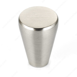Contemporary Metal Knob - 868, Finish Brushed Nickel PRO-PACK 3 Contemporary Metal Knob - 868, Finish Brushed Nickel PRO-PACK 3