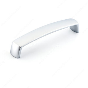 Contemporary Metal Pull - 871, Center to Center 128 mm, Finish Matte Chrome, Length - Overall Dimensions 137 mm Contemporary Metal Pull - 871, Center to Center 128 mm, Finish Matte Chrome, Length - Overall Dimensions 137 mm