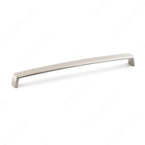 Contemporary Metal Pull - 871, Center to Center 256 mm, Finish Brushed Nickel, Length - Overall Dimensions 265 mm Contemporary Metal Pull - 871, Center to Center 256 mm, Finish Brushed Nickel, Length - Overall Dimensions 265 mm