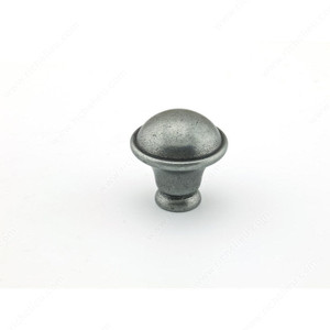 Traditional Metal Knob - 872R, Finish Pewter PRO-PACK 3 Traditional Metal Knob - 872R, Finish Pewter PRO-PACK 3