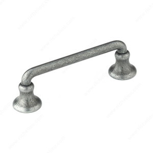 Traditional Metal Pull - 873R, Finish Pewter PRO-PACK 3 Traditional Metal Pull - 873R, Finish Pewter PRO-PACK 3