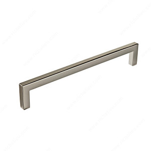 Contemporary Metal Pull - 873, Center to Center 192 mm, Finish Polished Nickel, Length - Overall Dimensions 202 mm Contemporary Metal Pull - 873, Center to Center 192 mm, Finish Polished Nickel, Length - Overall Dimensions 202 mm
