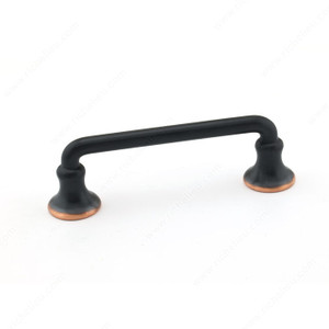 Traditional Metal Pull - 873R, Finish Brushed Oil-Rubbed Bronze PRO-PACK 3