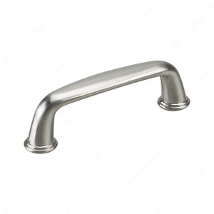 Traditional Metal Pull - 877A, Center to Center 3 in, Finish Brushed Nickel, Projection - Overall Dimensions 27 mm PRO-PACK 3 Traditional Metal Pull - 877A, Center to Center 3 in, Finish Brushed Nickel, Projection - Overall Dimensions 27 mm PRO-PACK 3
