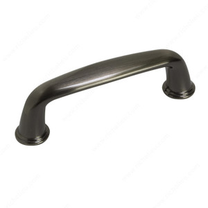 Traditional Metal Pull - 877A, Center to Center 3 in, Finish Brushed Pewter, Projection - Overall Dimensions 27 mm PRO-PACK 3 Traditional Metal Pull - 877A, Center to Center 3 in, Finish Brushed Pewter, Projection - Overall Dimensions 27 mm PRO-PACK 3