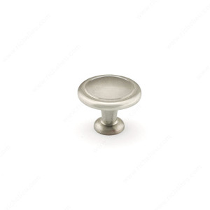 Traditional Metal Knob - 878A, Finish Brushed Nickel PRO-PACK 5 Traditional Metal Knob - 878A, Finish Brushed Nickel PRO-PACK 5