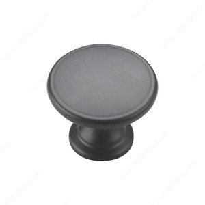 Transitional Metal Knob - 881, Finish Black PRO-PACK 2 Transitional Metal Knob - 881, Finish Black PRO-PACK 2