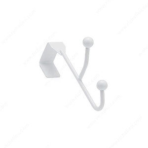 Utility Over-The-Door Hook- 998, Finish White, Our Divisions Richelieu PRO-PACK 2 Utility Over-The-Door Hook- 998, Finish White, Our Divisions Richelieu PRO-PACK 2