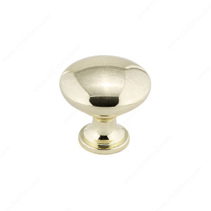 Contemporary Metal Knob - 9041, Finish Brass, Screw/Nail 8/32 (Included) PRO-PACK 5 Contemporary Metal Knob - 9041, Finish Brass, Screw/Nail 8/32 (Included) PRO-PACK 5