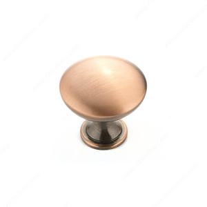 Contemporary Metal Knob - 9041, Finish Antique Copper, Screw/Nail 8/32 (Included) PRO-PACK 5 Contemporary Metal Knob - 9041, Finish Antique Copper, Screw/Nail 8/32 (Included) PRO-PACK 5