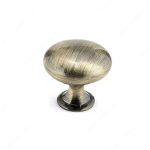 Contemporary Metal Knob - 9041, Finish Antique English, Screw/Nail 8/32 (Included) PRO-PACK 5 Contemporary Metal Knob - 9041, Finish Antique English, Screw/Nail 8/32 (Included) PRO-PACK 5