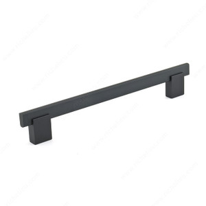 Contemporary Metal and Aluminum Pull - 905, Center to Center 192 mm, Finish Matte Black, Length - Overall Dimensions 224 mm Contemporary Metal and Aluminum Pull - 905, Center to Center 192 mm, Finish Matte Black, Length - Overall Dimensions 224 mm