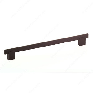 Contemporary Metal and Aluminum Pull - 905, Center to Center 256 mm, Finish Matte Black, Length - Overall Dimensions 288 mm Contemporary Metal and Aluminum Pull - 905, Center to Center 256 mm, Finish Matte Black, Length - Overall Dimensions 288 mm