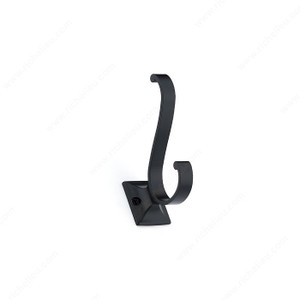 Transitional metal Hook - 924, Finish Matte Black, Our Divisions Richelieu Transitional metal Hook - 924, Finish Matte Black, Our Divisions Richelieu