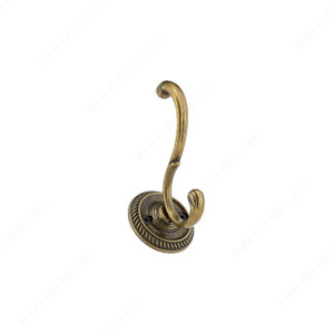 Classic Brass Hook - 3021, Finish Antique Brass, Our Divisions Richelieu Classic Brass Hook - 3021, Finish Antique Brass, Our Divisions Richelieu