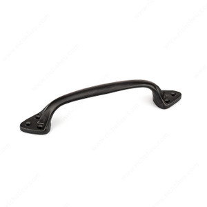 Traditional Forged Iron Pull - 9465, Center to Center 205 mm, Projection - Overall Dimensions 46 mm