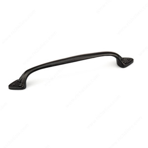Traditional Forged Iron Pull - 9465, Center to Center 305 mm, Projection - Overall Dimensions 46 mm