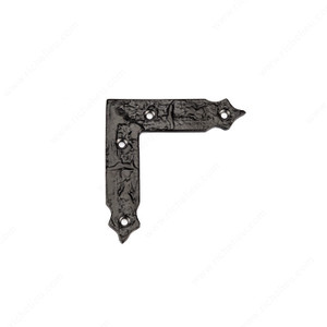 Traditional Decorative Corner Bracket for Barn Door - 9544, Length - Overall Dimensions 90 mm, Projection - Overall Dimensions 3.2 mm, Width - Overall Dimensions 90 mm PRO-PACK 3 Traditional Decorative Corner Bracket for Barn Door - 9544, Length - Overall Dimensions 90 mm, Projection - Overall Dimensions 3.2 mm, Width - Overall Dimensions 90 mm PRO-PACK 3
