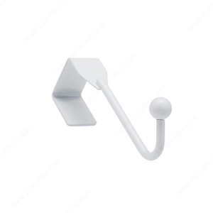 Utility Over-The-Door Hook - 99, Finish White, Our Divisions Richelieu PRO-PACK 3 Utility Over-The-Door Hook - 99, Finish White, Our Divisions Richelieu PRO-PACK 3