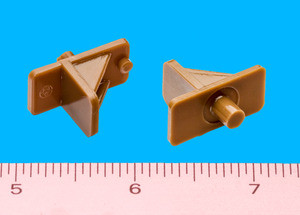 Shelf Support 1/4" - 5mm peg, Tan, Pkg of 500