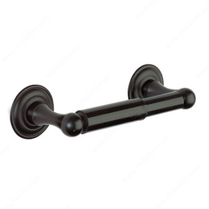 Bath Tissue Holder - Champagne Series, Finish Satin Black, Center to Center 6 3/8 in Bath Tissue Holder - Champagne Series, Finish Satin Black, Center to Center 6 3/8 in