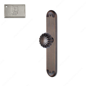 Escutcheon Single Dummy Set, Knob K5 - California, Finish PVD Brushed Nickel Escutcheon Single Dummy Set, Knob K5 - California, Finish PVD Brushed Nickel