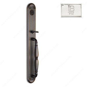 Mortise Handle Full Dummy, Knob K5 - California, Finish PVD Polished Nickel Mortise Handle Full Dummy, Knob K5 - California, Finish PVD Polished Nickel
