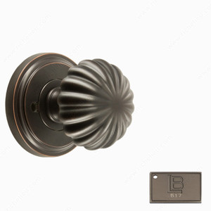 Rosette Privacy Set, Knob K5, 2.38 - California, Finish Brushed Antique Nickel Rosette Privacy Set, Knob K5, 2.38 - California, Finish Brushed Antique Nickel