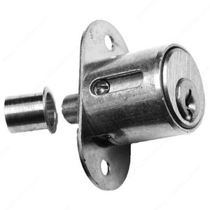 Push Lock, Key Type Keyed Alike #16230, Finish Satin Brass