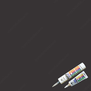 Acrylic Latex Caulk ColorFlex, with silicone, Color Black